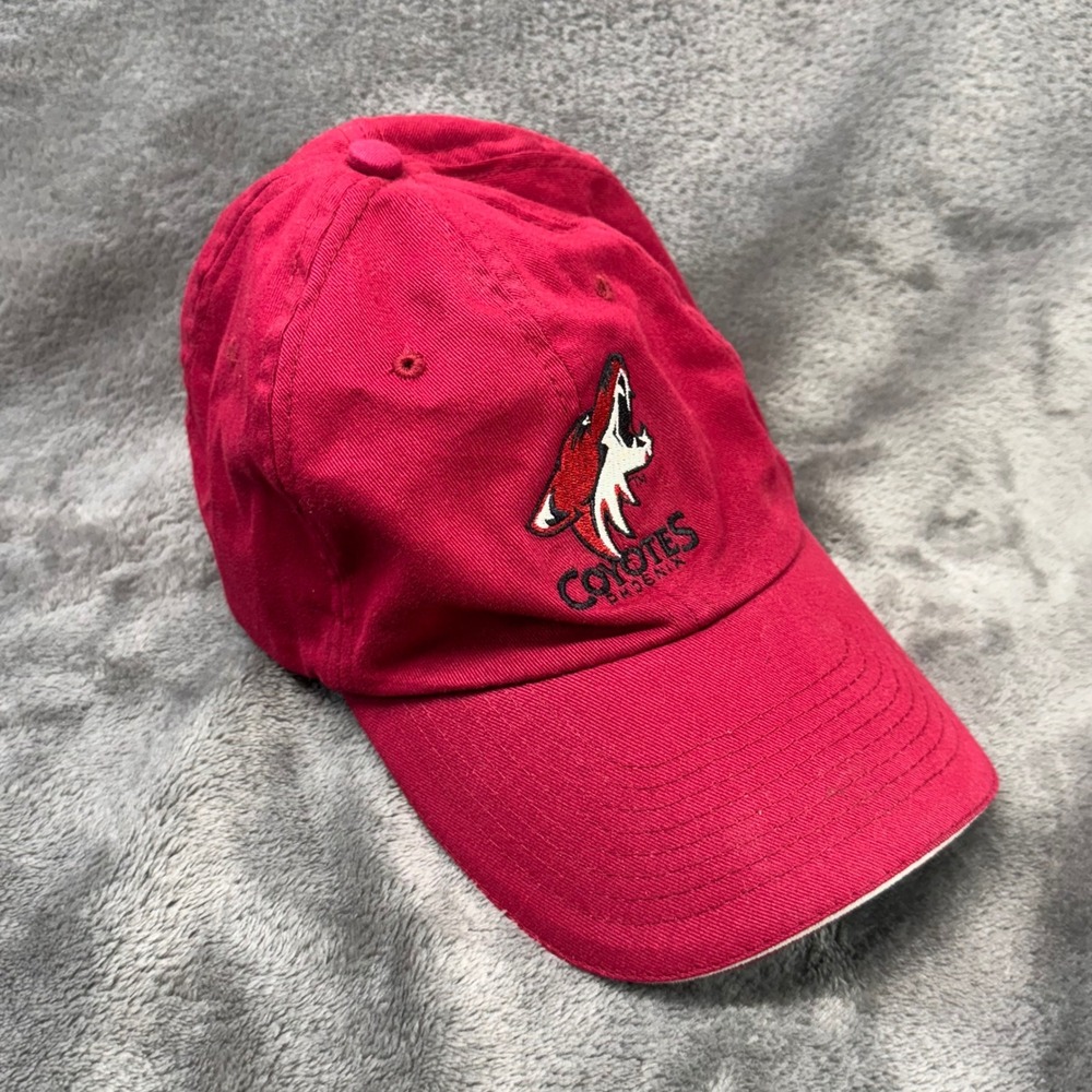 Coyotes Phoenix Hat‎ NHL Hockey Baseball Cap American Flag Red